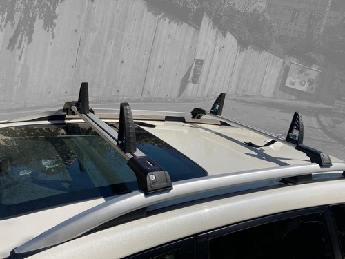 Roof rack and load - roof, stops