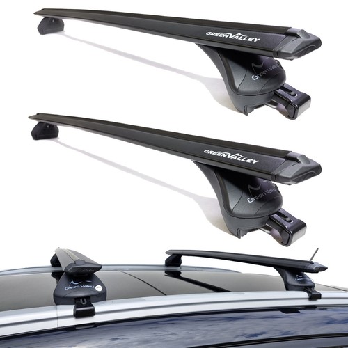 Aluminium roof rack - roof, black