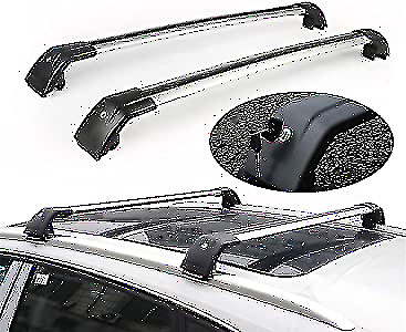 2pcs lockable roof rail rack - 2pcs,