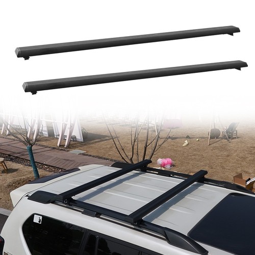 2pcs black roof rack - black,